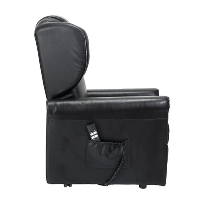 Barbara2 in pelle Poltrona Relax elettrica reclinabile 2 motori 2 ruote Detraibile 19%