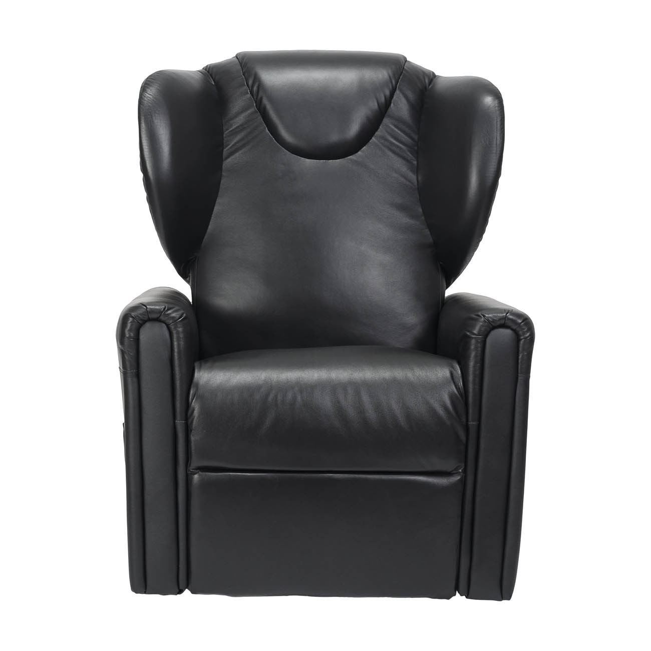 Barbara2 in pelle Poltrona Relax elettrica reclinabile 2 motori 2 ruote Detraibile 19%
