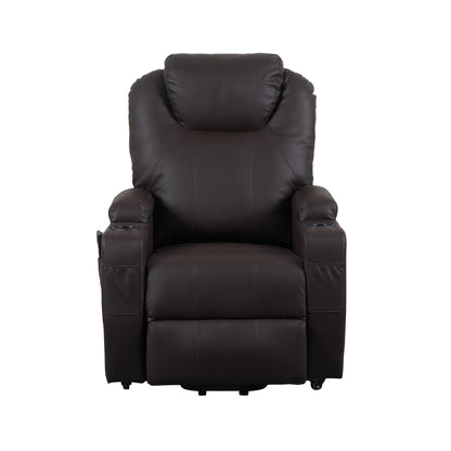 Berlin2 Poltrona Relax Elettrica 2 motori Vibromassaggio Detraibile 19% Kit 4 ruote similpelle