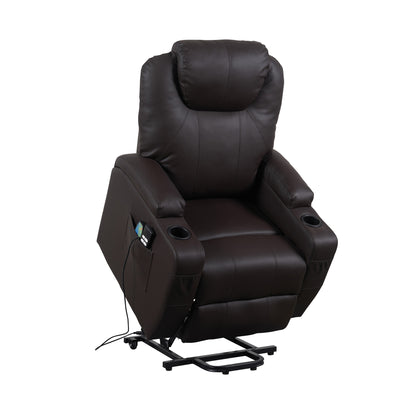 Berlin2 Poltrona Relax Elettrica 2 motori Vibromassaggio Detraibile 19% Kit 4 ruote similpelle
