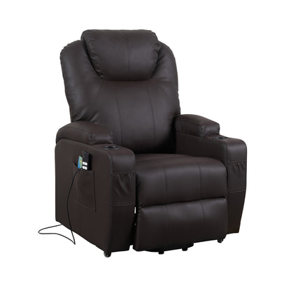 Berlin2 Poltrona Relax Elettrica 2 motori Vibromassaggio Detraibile 19% Kit 4 ruote similpelle