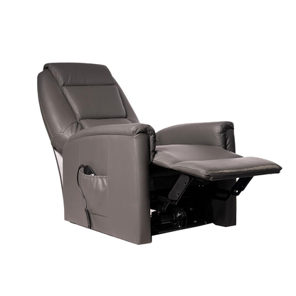 Rebecca2 in Pelle Poltrona Relax Elettrica alzapersona 2 motori con 2 ruote Detraibile 19%