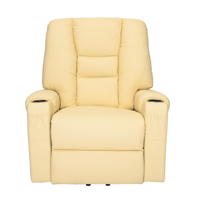 Bonny2 Poltrona Relax Elettrica alzapersona 2 motori Braccioli estraibili Vibromassaggio Detraibile