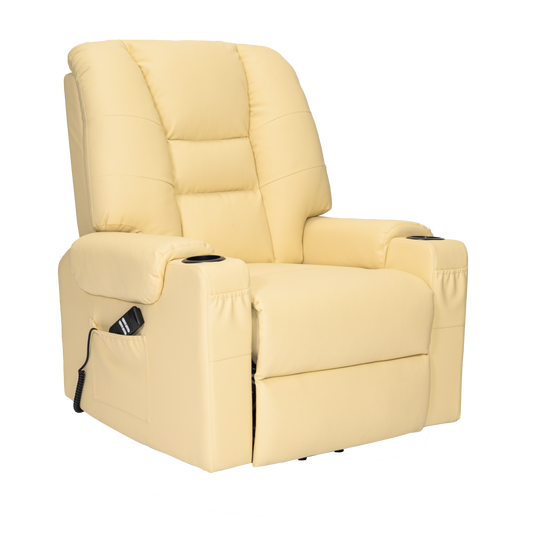 Bonny2 Poltrona Relax Elettrica alzapersona 2 motori Braccioli estraibili Vibromassaggio Detraibile