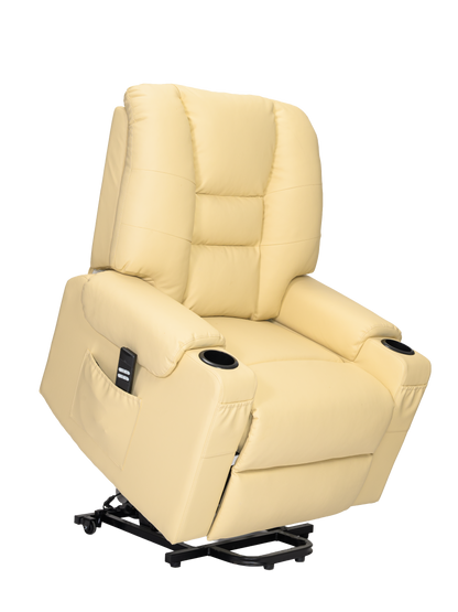 Bonny2 Poltrona Relax Elettrica alzapersona 2 motori Braccioli estraibili Vibromassaggio Detraibile