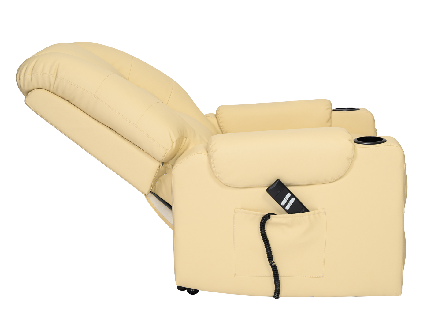 Bonny2 Poltrona Relax Elettrica alzapersona 2 motori Braccioli estraibili Vibromassaggio Detraibile