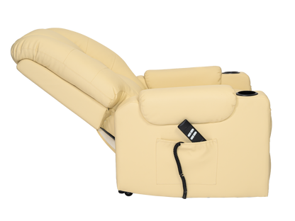 Bonny2 Poltrona Relax Elettrica alzapersona 2 motori Braccioli estraibili Vibromassaggio Detraibile