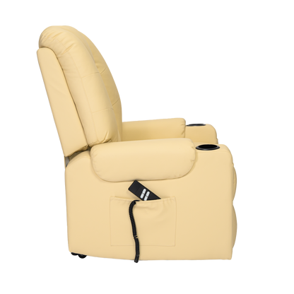 Bonny2 Poltrona Relax Elettrica alzapersona 2 motori Braccioli estraibili Vibromassaggio Detraibile