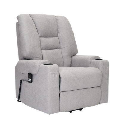 Bonny2 Poltrona Relax Elettrica alzapersona 2 motori Braccioli estraibili Vibromassaggio Detraibile