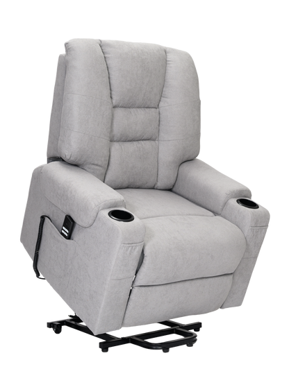 Bonny2 Poltrona Relax Elettrica alzapersona 2 motori Braccioli estraibili Vibromassaggio Detraibile