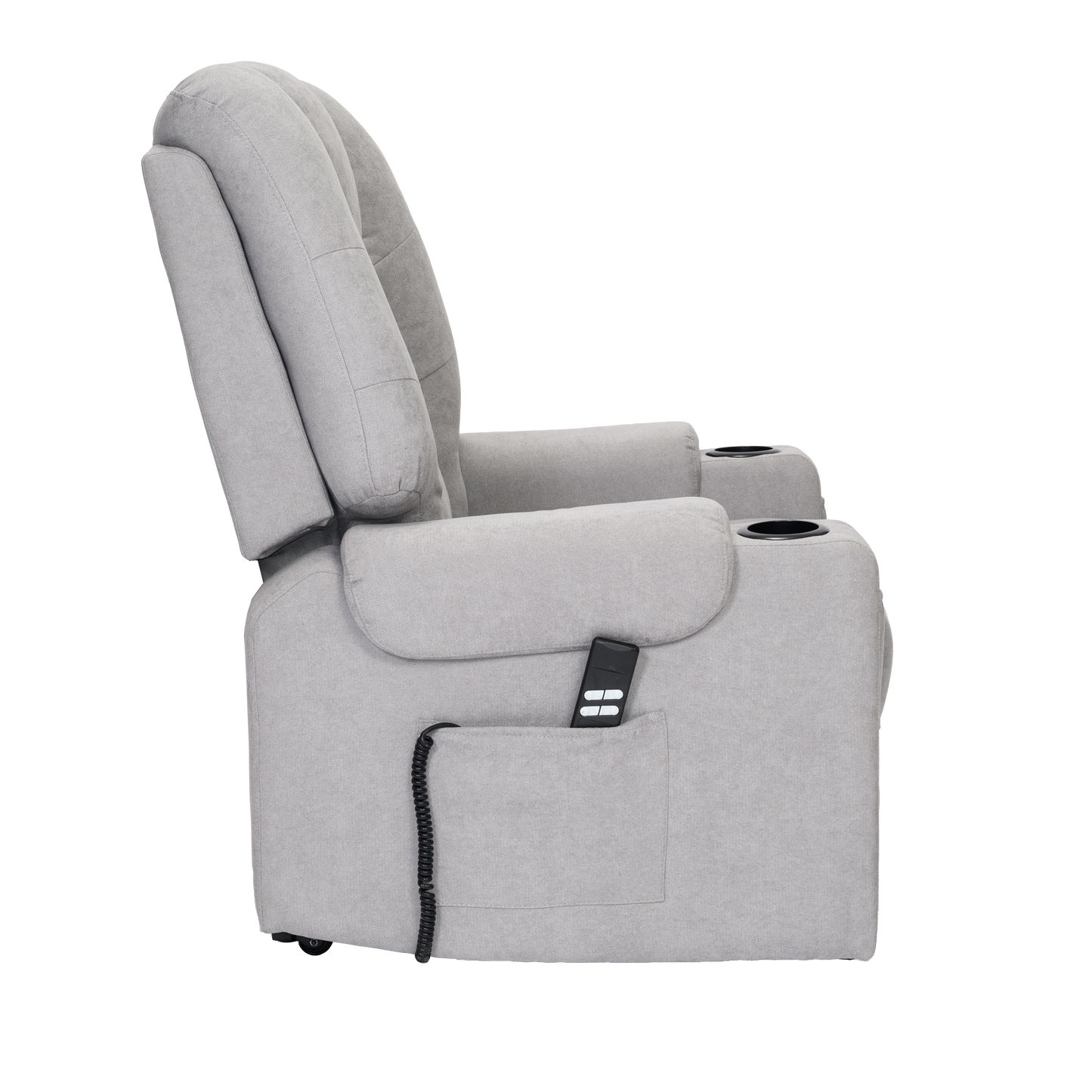 Bonny2 Poltrona Relax Elettrica alzapersona 2 motori Braccioli estraibili Vibromassaggio Detraibile