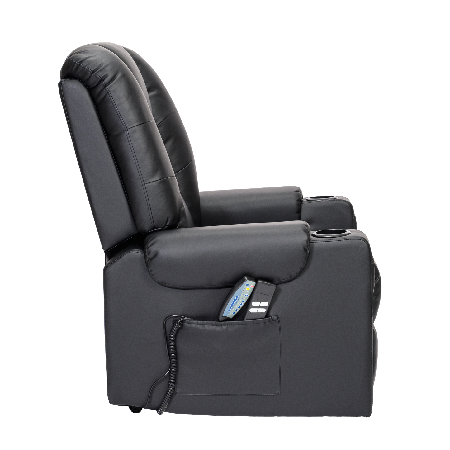 Bonny2 Poltrona Relax Elettrica alzapersona 2 motori Braccioli estraibili Vibromassaggio Detraibile