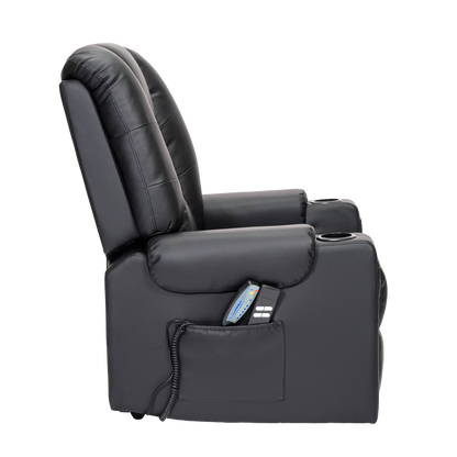Bonny2 Poltrona Relax Elettrica alzapersona 2 motori Braccioli estraibili Vibromassaggio Detraibile