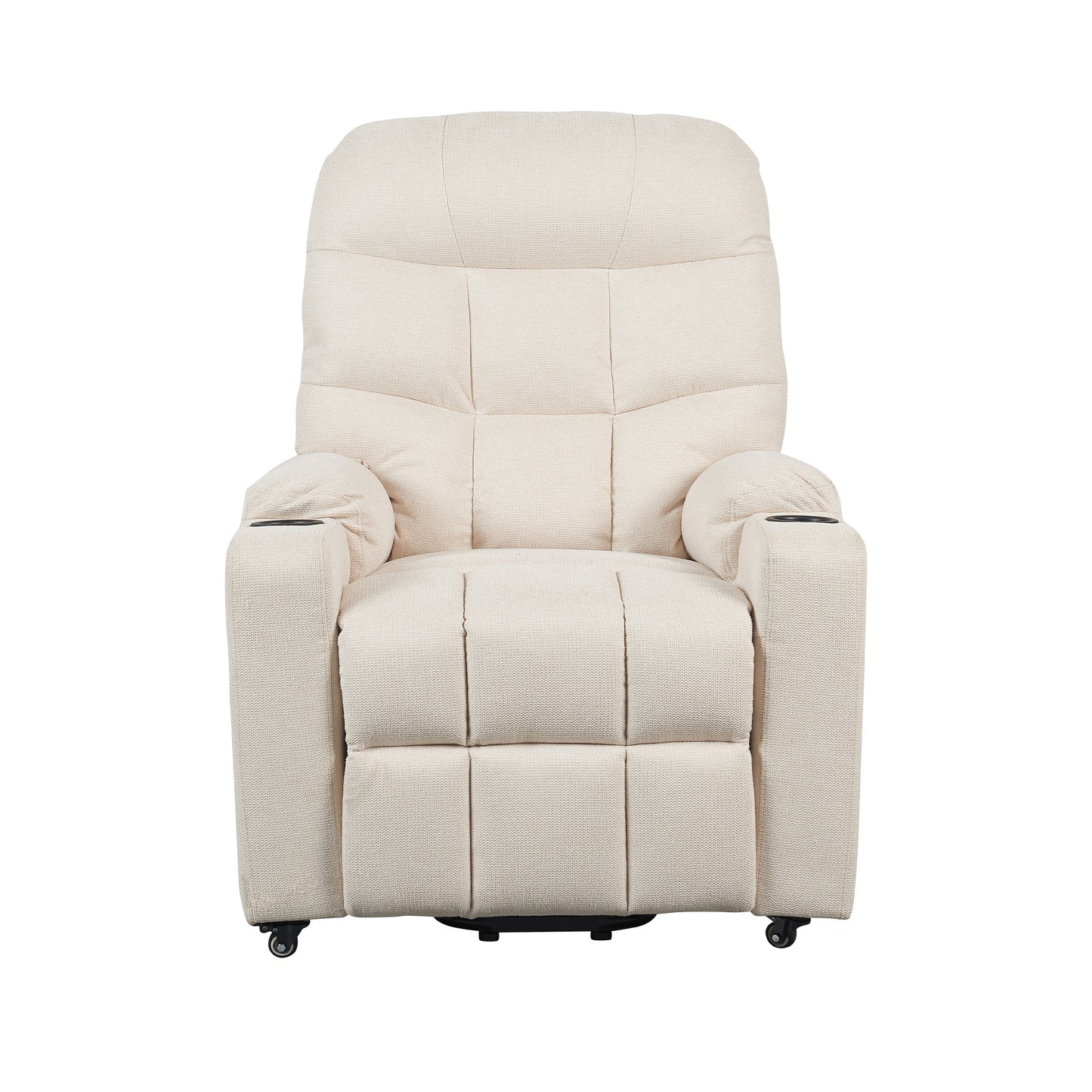 Patty1 Poltrona Elettrica alzapersona 1 motore 2 Portabicchieri Detraibile 19% Kit 4 ruote