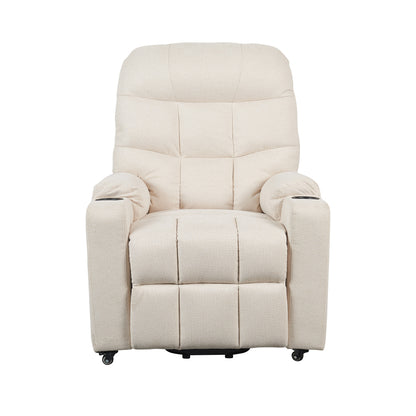 Patty1 Poltrona Elettrica alzapersona 1 motore 2 Portabicchieri Detraibile 19% Kit 4 ruote