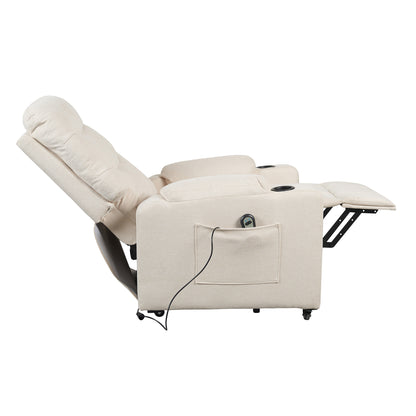 Patty1 Poltrona Elettrica alzapersona 1 motore 2 Portabicchieri Detraibile 19% Kit 4 ruote