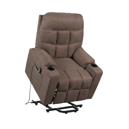 Patty1 Poltrona Elettrica alzapersona 1 motore 2 Portabicchieri Detraibile 19% Kit 4 ruote