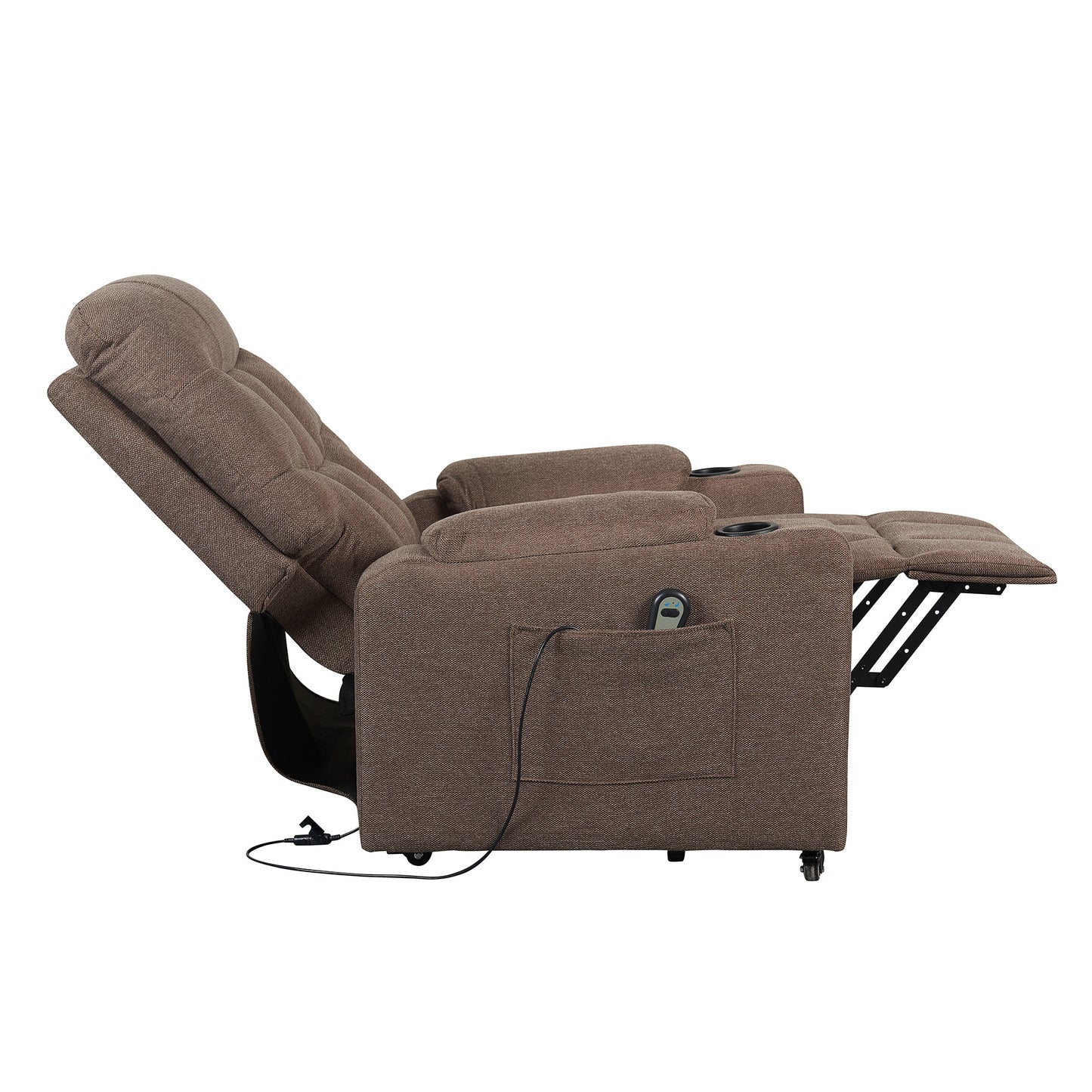Patty1 Poltrona Elettrica alzapersona 1 motore 2 Portabicchieri Detraibile 19% Kit 4 ruote