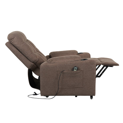 Patty1 Poltrona Elettrica alzapersona 1 motore 2 Portabicchieri Detraibile 19% Kit 4 ruote