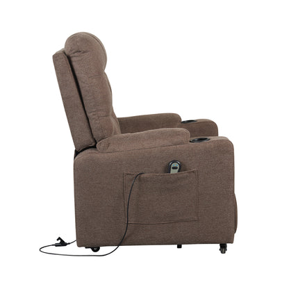 Patty1 Poltrona Elettrica alzapersona 1 motore 2 Portabicchieri Detraibile 19% Kit 4 ruote