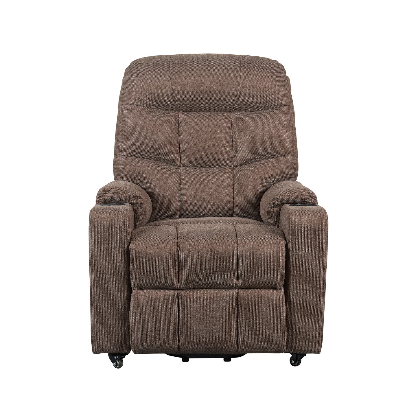 Patty1 Poltrona Elettrica alzapersona 1 motore 2 Portabicchieri Detraibile 19% Kit 4 ruote