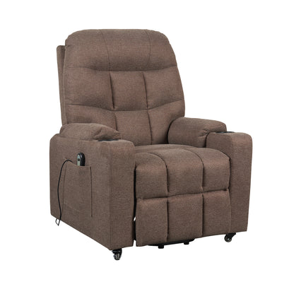 Patty1 Poltrona Elettrica alzapersona 1 motore 2 Portabicchieri Detraibile 19% Kit 4 ruote