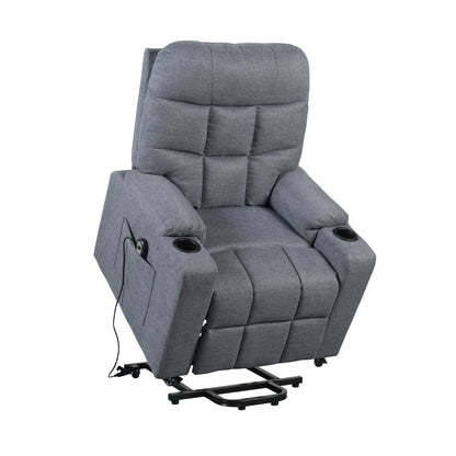Patty1 Poltrona Elettrica alzapersona 1 motore 2 Portabicchieri Detraibile 19% Kit 4 ruote