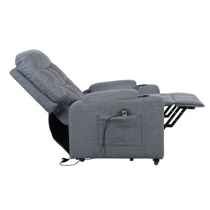Patty1 Poltrona Elettrica alzapersona 1 motore 2 Portabicchieri Detraibile 19% Kit 4 ruote