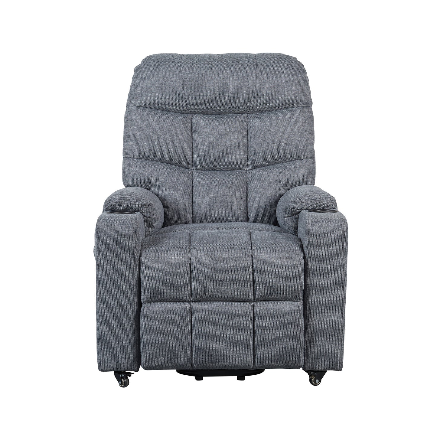 Patty1 Poltrona Elettrica alzapersona 1 motore 2 Portabicchieri Detraibile 19% Kit 4 ruote