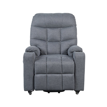 Patty1 Poltrona Elettrica alzapersona 1 motore 2 Portabicchieri Detraibile 19% Kit 4 ruote