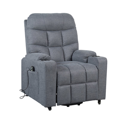 Patty1 Poltrona Elettrica alzapersona 1 motore 2 Portabicchieri Detraibile 19% Kit 4 ruote