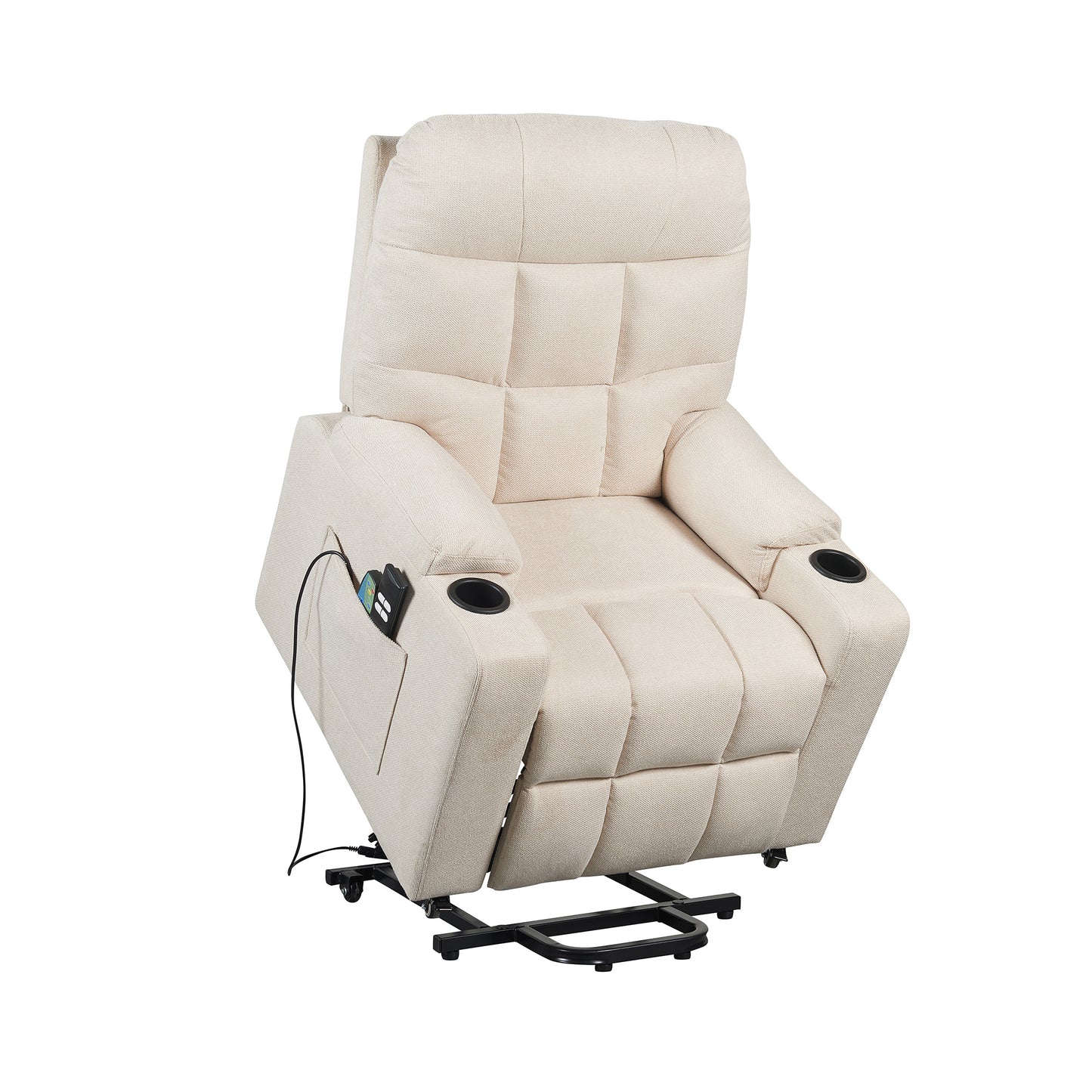 Patty2 Poltrona Relax alzapersona 2 motori Vibromassaggio e Riscaldamento Detraibile 19% Kit 4 ruote