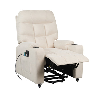 Patty2 Poltrona Relax alzapersona 2 motori Vibromassaggio e Riscaldamento Detraibile 19% Kit 4 ruote