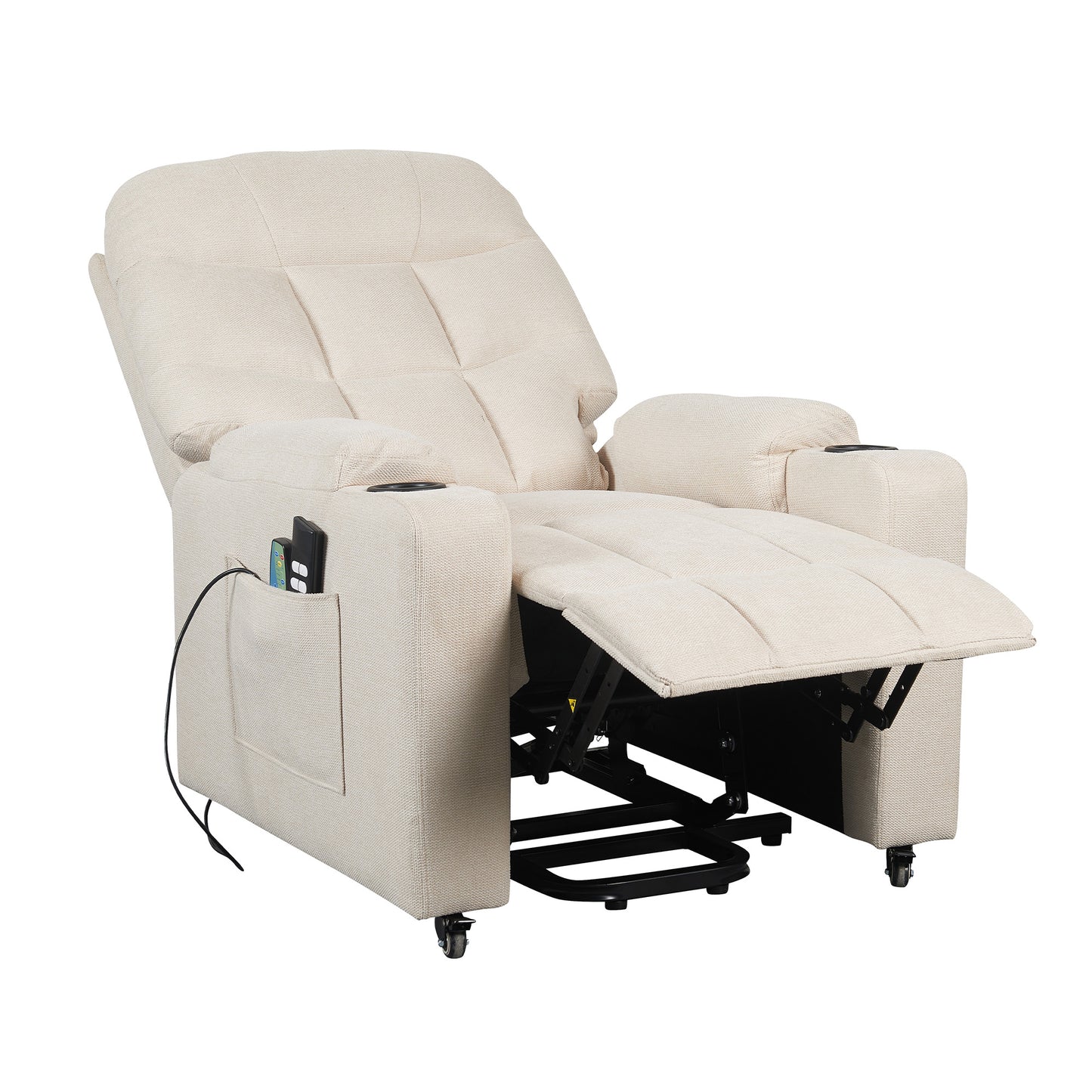 Patty2 Poltrona Relax alzapersona 2 motori Vibromassaggio e Riscaldamento Detraibile 19% Kit 4 ruote