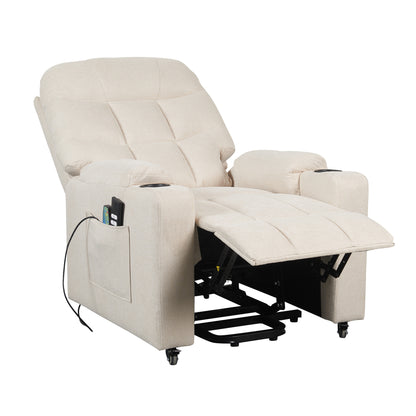 Patty2 Poltrona Relax alzapersona 2 motori Vibromassaggio e Riscaldamento Detraibile 19% Kit 4 ruote