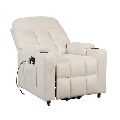 Patty2 Poltrona Relax alzapersona 2 motori Vibromassaggio e Riscaldamento Detraibile 19% Kit 4 ruote