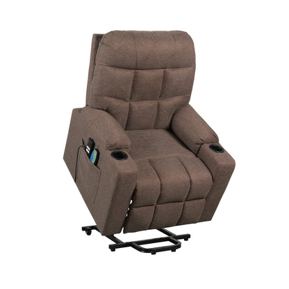 Patty2 Poltrona Relax alzapersona 2 motori Vibromassaggio e Riscaldamento Detraibile 19% Kit 4 ruote
