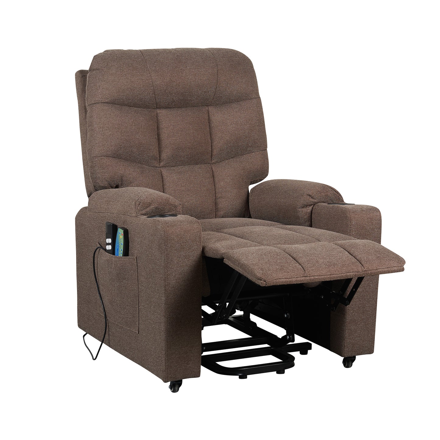 Patty2 Poltrona Relax alzapersona 2 motori Vibromassaggio e Riscaldamento Detraibile 19% Kit 4 ruote