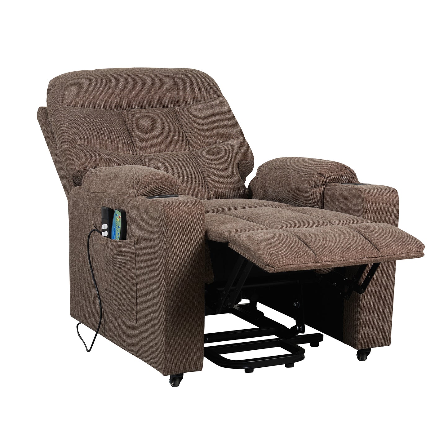 Patty2 Poltrona Relax alzapersona 2 motori Vibromassaggio e Riscaldamento Detraibile 19% Kit 4 ruote