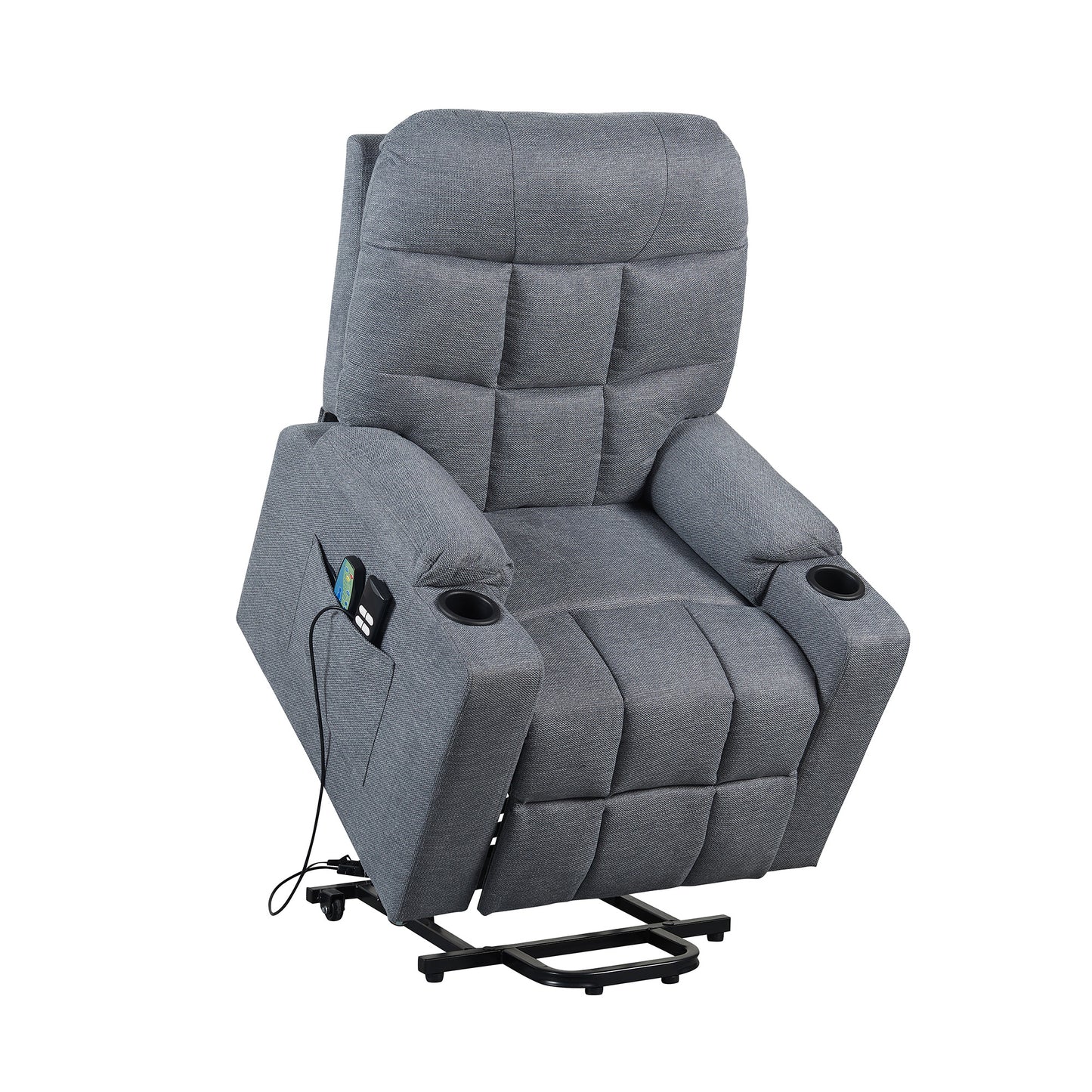 Patty2 Poltrona Relax alzapersona 2 motori Vibromassaggio e Riscaldamento Detraibile 19% Kit 4 ruote