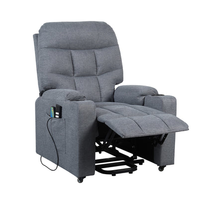 Patty2 Poltrona Relax alzapersona 2 motori Vibromassaggio e Riscaldamento Detraibile 19% Kit 4 ruote