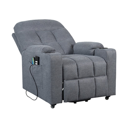 Patty2 Poltrona Relax alzapersona 2 motori Vibromassaggio e Riscaldamento Detraibile 19% Kit 4 ruote