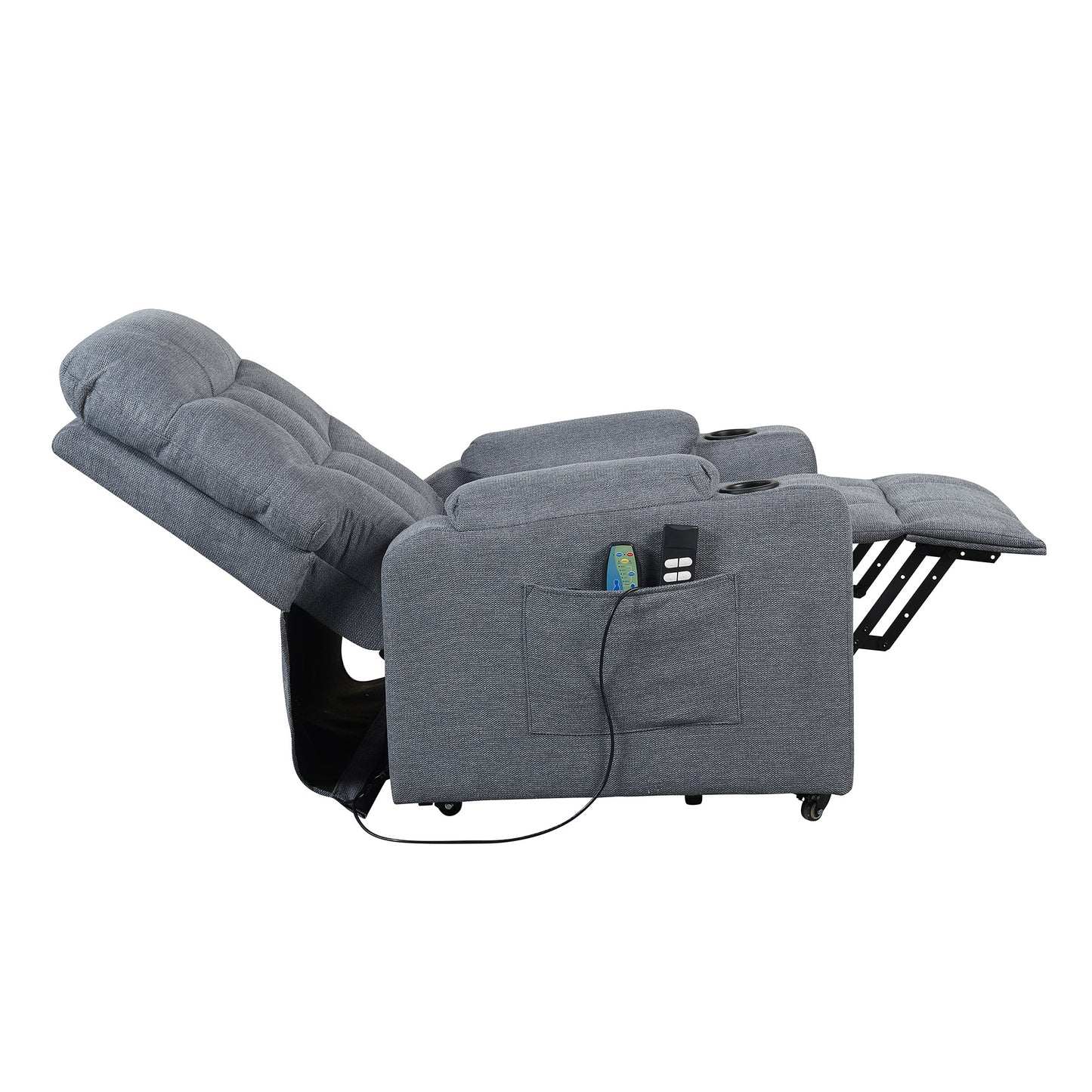 Patty2 Poltrona Relax alzapersona 2 motori Vibromassaggio e Riscaldamento Detraibile 19% Kit 4 ruote