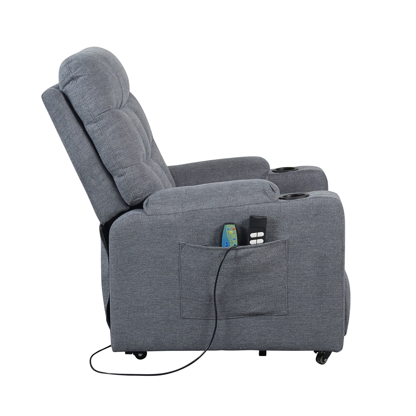 Patty2 Poltrona Relax alzapersona 2 motori Vibromassaggio e Riscaldamento Detraibile 19% Kit 4 ruote