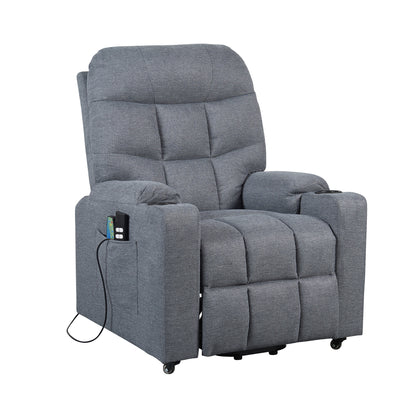 Patty2 Poltrona Relax alzapersona 2 motori Vibromassaggio e Riscaldamento Detraibile 19% Kit 4 ruote