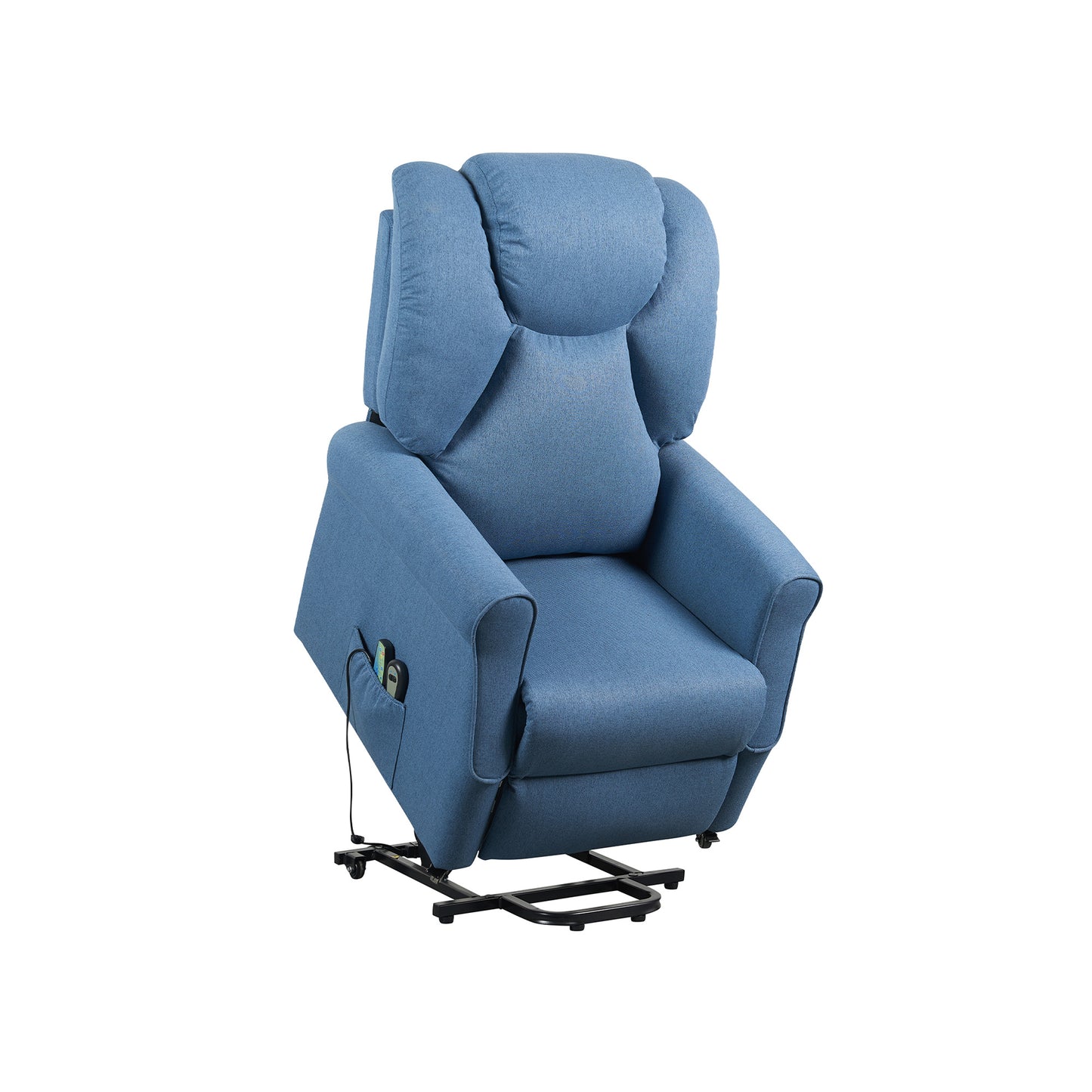 Angela1 Poltrona relax alzapersona 1 motore Vibromassaggio Riscaldamento Detraibile 19% Kit 4 ruote