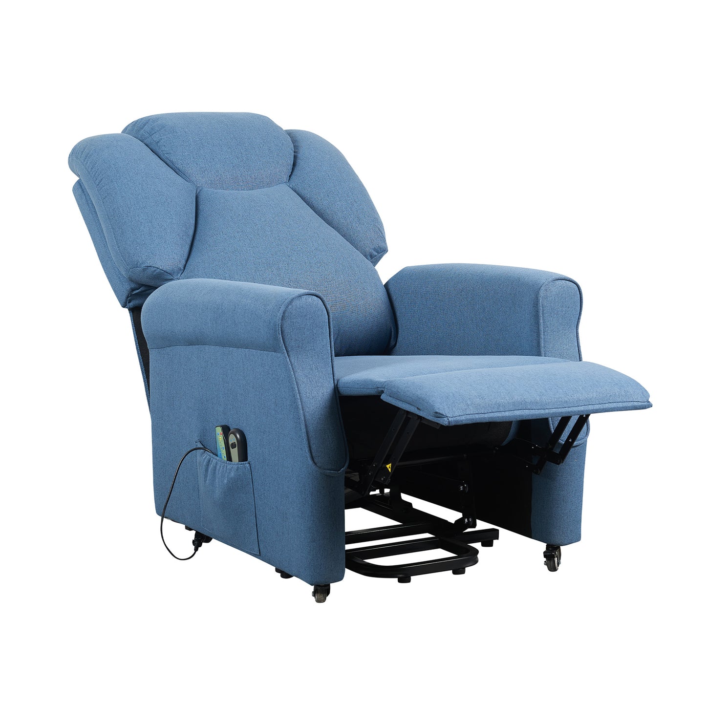 Angela1 Poltrona relax alzapersona 1 motore Vibromassaggio Riscaldamento Detraibile 19% Kit 4 ruote