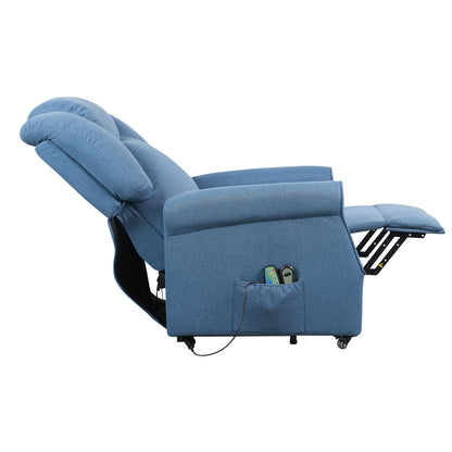 Angela1 Poltrona relax alzapersona 1 motore Vibromassaggio Riscaldamento Detraibile 19% Kit 4 ruote