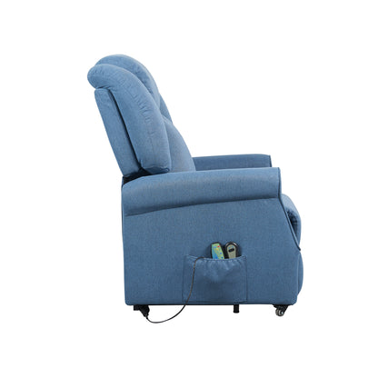 Angela1 Poltrona relax alzapersona 1 motore Vibromassaggio Riscaldamento Detraibile 19% Kit 4 ruote