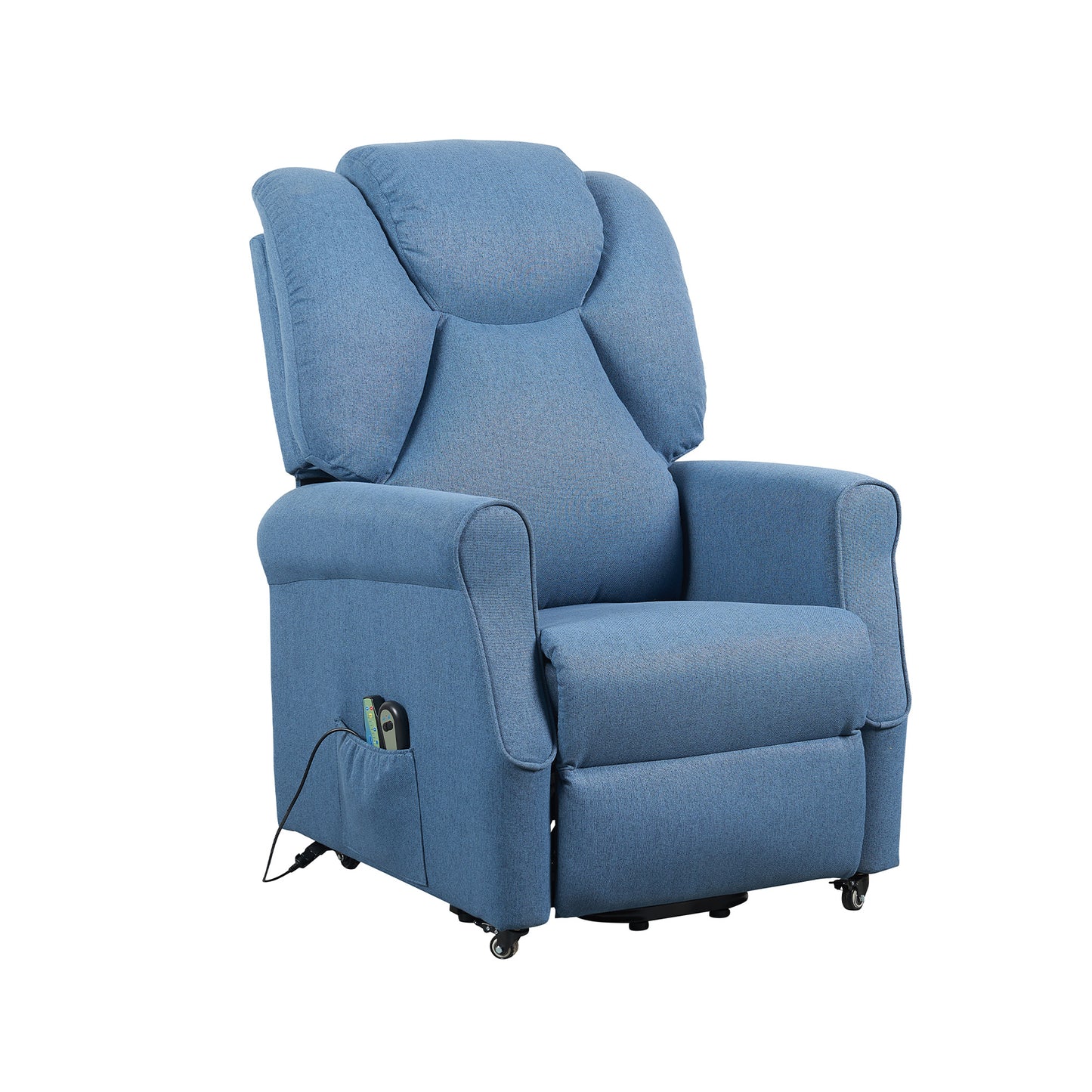 Angela1 Poltrona relax alzapersona 1 motore Vibromassaggio Riscaldamento Detraibile 19% Kit 4 ruote